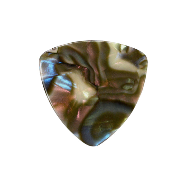 style 346 celluloid custom guitar pick abalone