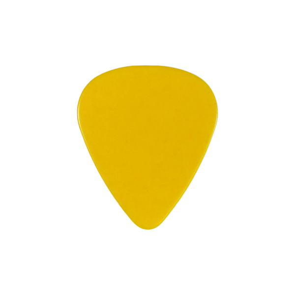 style 351 Celluloid custom guitar pick yellow