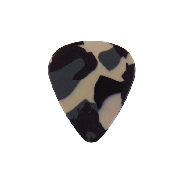 style 351 Celluloid custom guitar pick camoflage