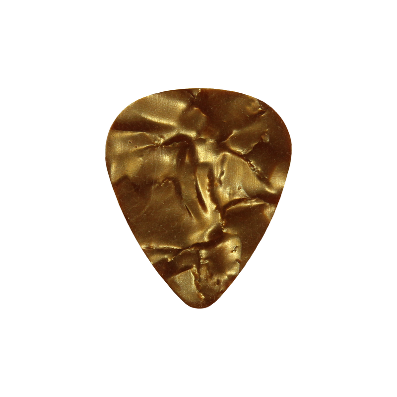 Gold guitar pick deals