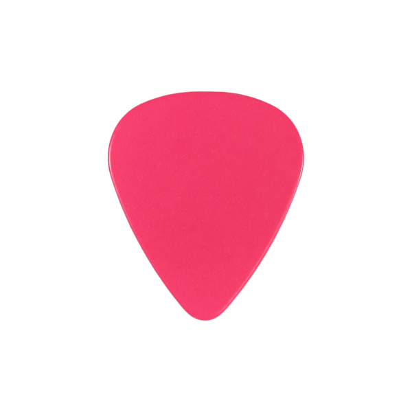 style 351 Celluloid custom guitar pick hot pink