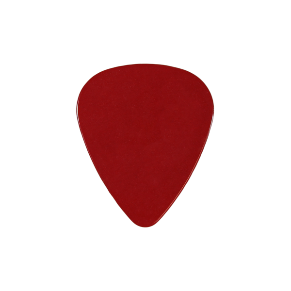 style 351 Celluloid custom guitar pick red