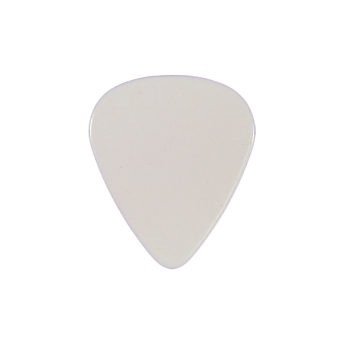 Style 351 Celluloid custom guitar pick white