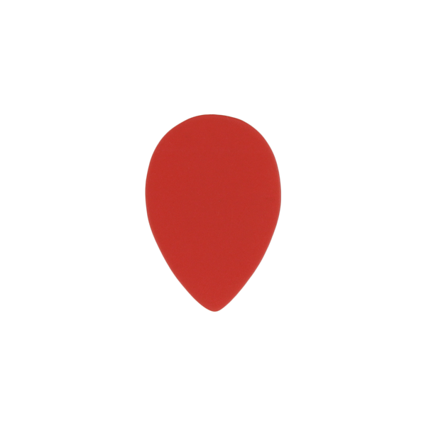 style 358 custom guitar pick delrin red