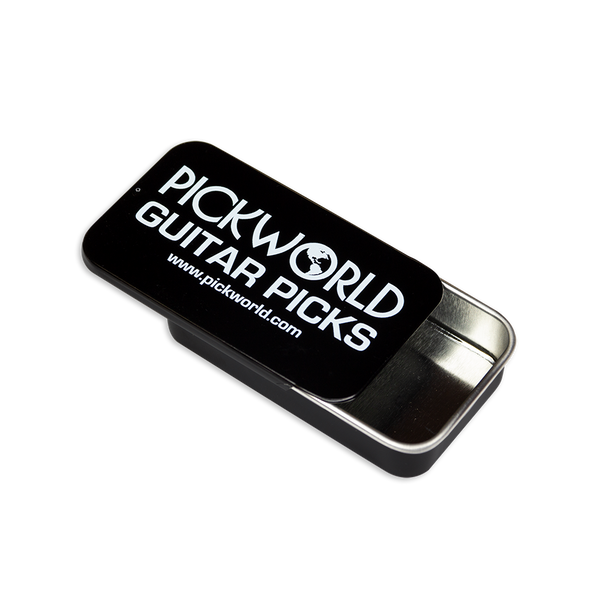 PickWorld black slider tin.